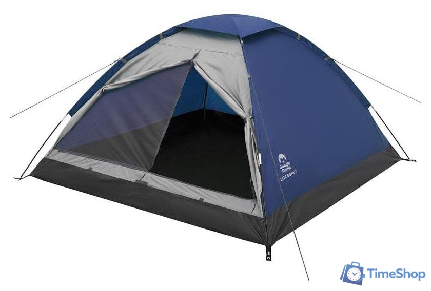 Треккинговая палатка Jungle Camp Lite Dome 3 (синий/серый) - Изображение №2 — Интернет-магазин Time-Shop