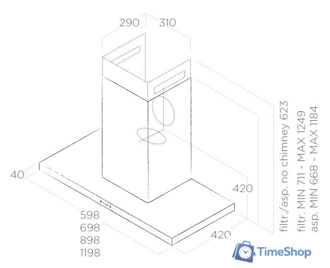 Кухонная вытяжка Elica Thin IX/A/90 - Изображение №5 — Интернет-магазин Time-Shop