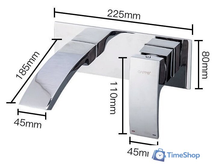 Смеситель Gappo G1007-2 - Изображение №6 — Интернет-магазин Time-Shop