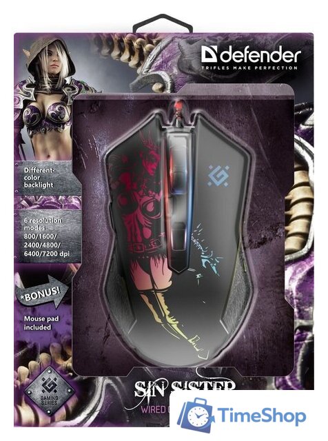 Игровая мышь Defender SinSister GM-933 - Изображение №5 — Интернет-магазин Time-Shop