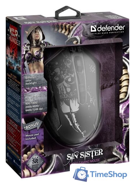 Игровая мышь Defender SinSister GM-933 - Изображение №4 — Интернет-магазин Time-Shop