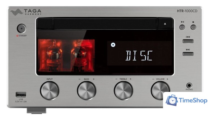 CD-ресивер Taga Harmony HTR-1000CD v.3 (серебристый) - Изображение №3 — Интернет-магазин Time-Shop