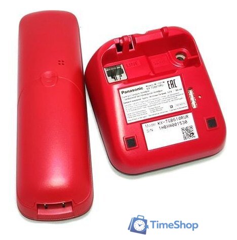 Радиотелефон Panasonic KX-TGB610RUR - Изображение №8 — Интернет-магазин Time-Shop