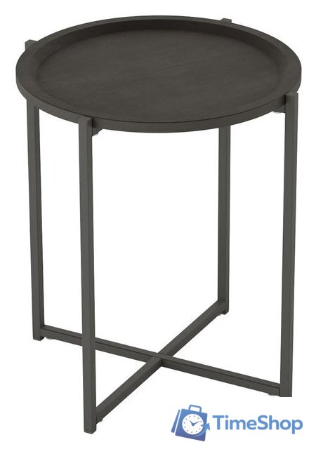 Журнальный столик Калифорния мебель Бьерн (черный лофт/черный) - Изображение №1 — Интернет-магазин Time-Shop