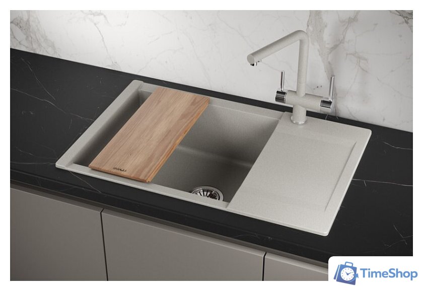 Кухонная мойка Granula ES-7807 (базальт) - Изображение №3 — Интернет-магазин Time-Shop