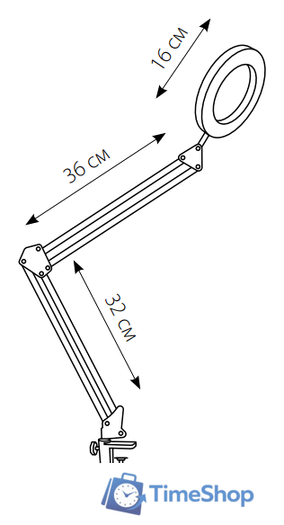 Настольная лампа Uniel TLD-568 - Изображение №4 — Интернет-магазин Time-Shop