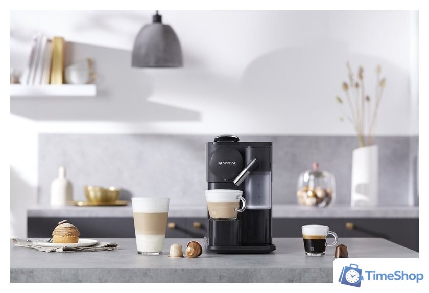 Капсульная кофеварка DeLonghi Lattissima One Evo EN510.B - Изображение №6 — Интернет-магазин Time-Shop