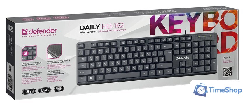 Клавиатура Defender Daily HB-162 - Изображение №2 — Интернет-магазин Time-Shop