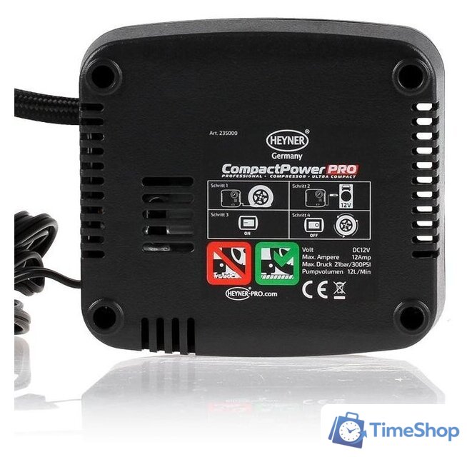 Автомобильный компрессор Heyner 235000 - Изображение №3 — Интернет-магазин Time-Shop