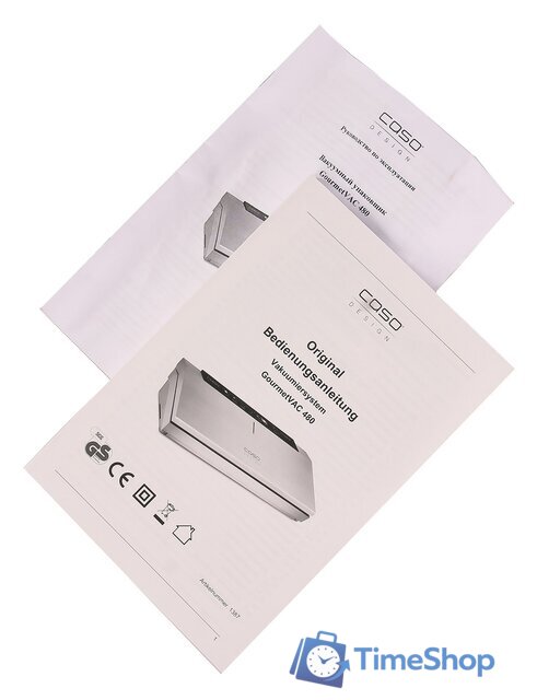 Вакуумный упаковщик CASO GourmetVAC 480 - Изображение №14 — Интернет-магазин Time-Shop