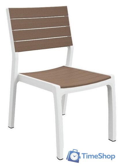 Стул Keter Harmony 17201232 (белый/капучино) - Изображение №1 — Интернет-магазин Time-Shop