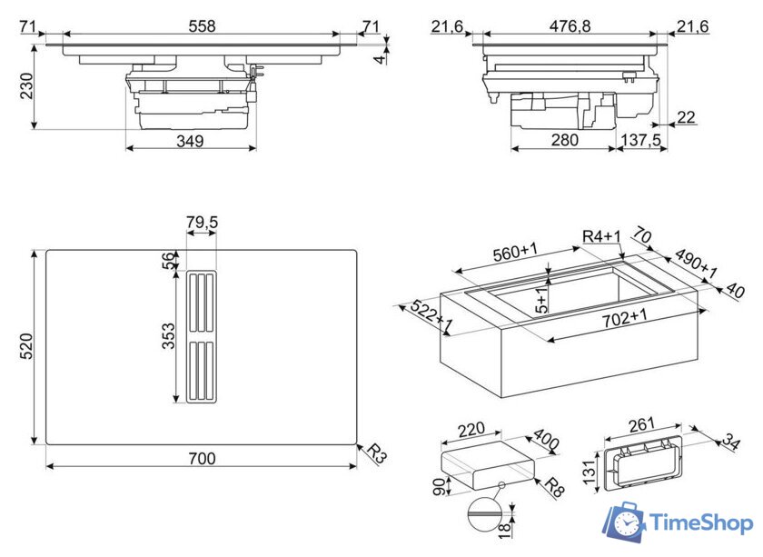 Варочная панель Smeg HOBD472D2 - Изображение №10 — Интернет-магазин Time-Shop