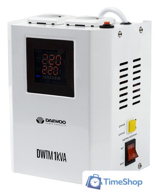 Стабилизатор напряжения Daewoo Power DW-TM1KVA - Изображение №1 — Интернет-магазин Time-Shop