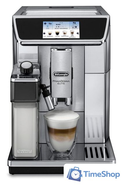 Кофемашина DeLonghi PrimaDonna Elite ECAM 650.75.MS - Изображение №1 — Интернет-магазин Time-Shop