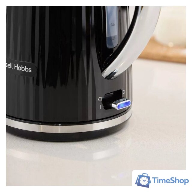 Электрический чайник Russell Hobbs Eden Kettle Black 27361-70 - Изображение №4 — Интернет-магазин Time-Shop