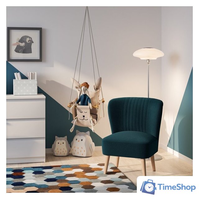 Интерьерное кресло Mio Tesoro Унельма (Twist 12 Petrol Turquoise) - Изображение №2 — Интернет-магазин Time-Shop