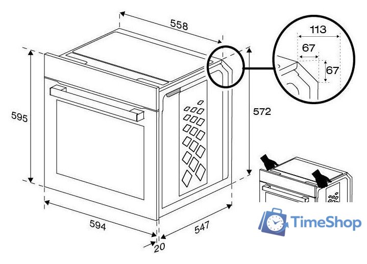 Электрический духовой шкаф BEKO BBIM17300BSEA - Изображение №5 — Интернет-магазин Time-Shop