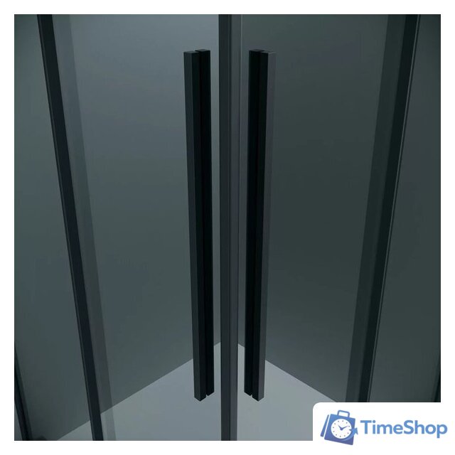 Душевая дверь Grossman Galaxy 90x195 1/2.K33.01.90.21.10 (черный матовый/тонированное стекло) - Изображение №4 — Интернет-магазин Time-Shop