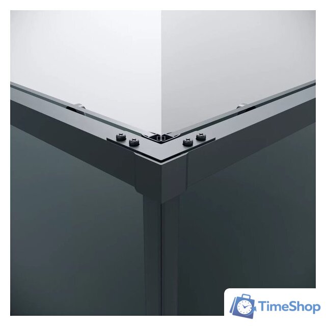 Душевая дверь Grossman Galaxy 90x195 1/2.K33.01.90.21.10 (черный матовый/тонированное стекло) - Изображение №6 — Интернет-магазин Time-Shop