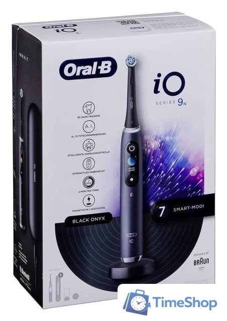 Электрическая зубная щетка Oral-B iO 9n (черный) - Изображение №3 — Интернет-магазин Time-Shop