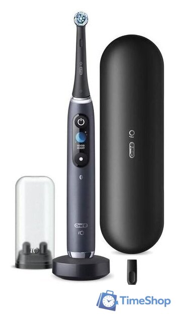 Электрическая зубная щетка Oral-B iO 9n (черный) - Изображение №2 — Интернет-магазин Time-Shop