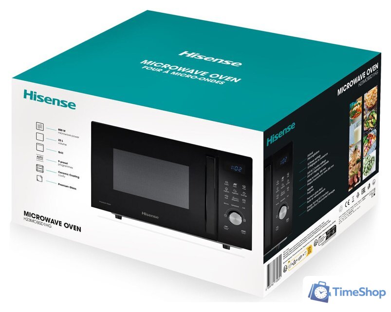 Микроволновая печь Hisense H23MOBSD1HG - Изображение №3 — Интернет-магазин Time-Shop