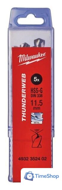 Набор сверл Milwaukee 4932352402 (5 предметов) - Изображение №1 — Интернет-магазин Time-Shop