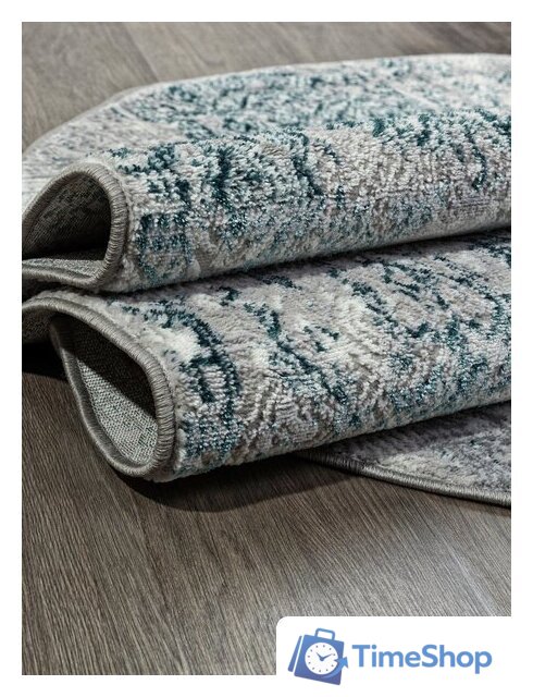 Ковер для жилой комнаты Merinos Palermo F281-OVAL-GRAY (1.6х2.3) - Изображение №3 — Интернет-магазин Time-Shop