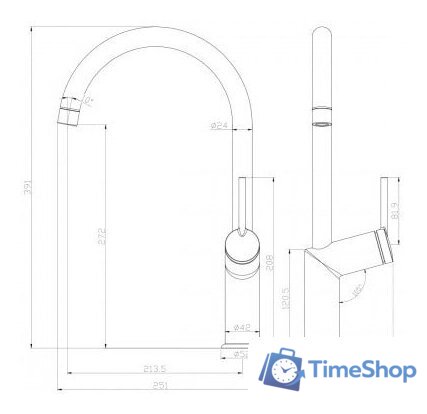 Смеситель Lemark Minima LM3805C - Изображение №2 — Интернет-магазин Time-Shop