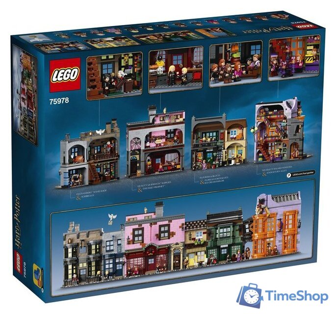Конструктор LEGO Harry Potter 75978 Косой переулок - Изображение №2 — Интернет-магазин Time-Shop