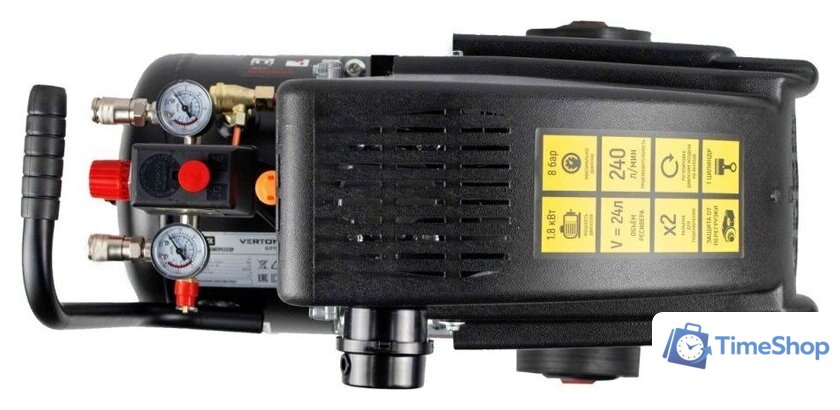 Компрессор Verton Air AC-24/240K 01.5985.12193 - Изображение №9 — Интернет-магазин Time-Shop