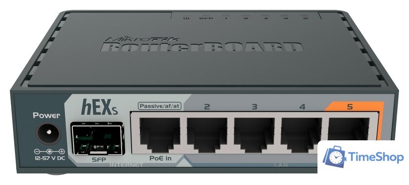 Маршрутизатор Mikrotik hEX S RB760iGS - Изображение №1 — Интернет-магазин Time-Shop