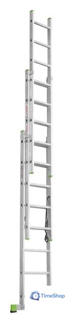 Лестница-стремянка Новая высота NV 223 алюминиевая трёхсекционная 3x8 ступеней - Изображение №8 — Интернет-магазин Time-Shop