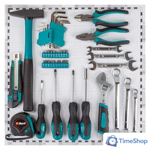 Универсальный набор инструментов Bort BTK-45 (45 предметов) - Изображение №4 — Интернет-магазин Time-Shop