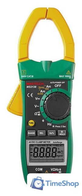 Токовые клещи Mastech MS2138 - Изображение №1 — Интернет-магазин Time-Shop