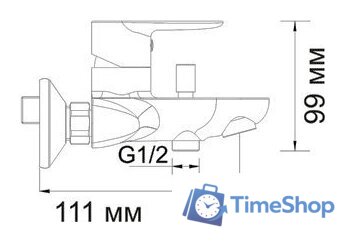 Смеситель Wasserkraft Leine 3501 - Изображение №3 — Интернет-магазин Time-Shop