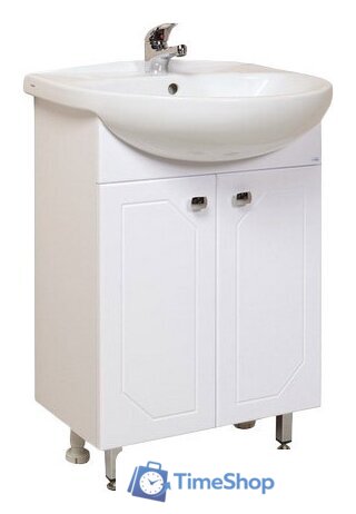  Onika Тумба под умывальник Канны 50.11 (белый) [105003] - Изображение №1 — Интернет-магазин Time-Shop
