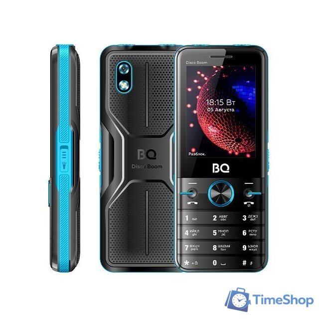 Кнопочный телефон BQ BQ-2842 Disco Boom (бирюзовый) - Изображение №2 — Интернет-магазин Time-Shop