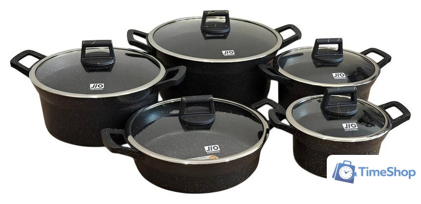 Набор кастрюль JIO J09B10 - Изображение №1 — Интернет-магазин Time-Shop