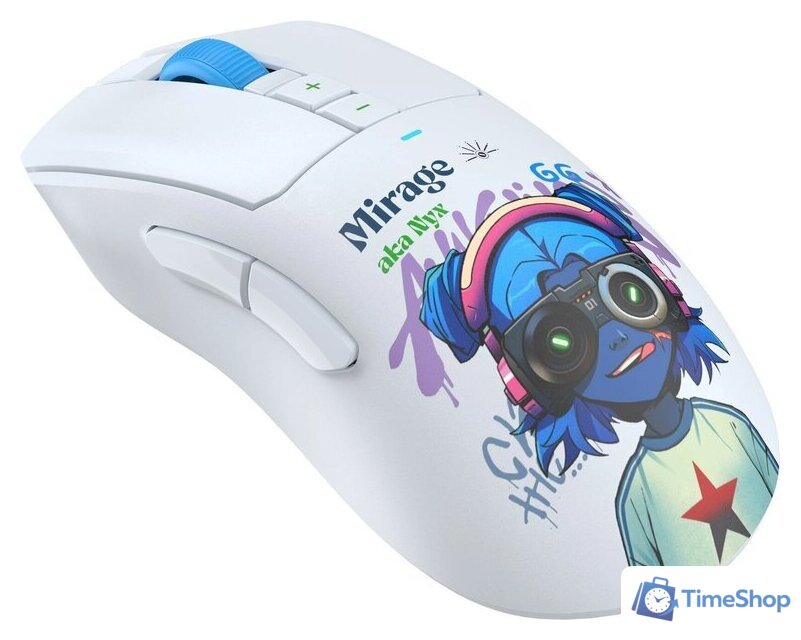 Игровая мышь A4Tech Bloody R73 Ultra Duo Nyx Mirage (белый) - Изображение №5 — Интернет-магазин Time-Shop