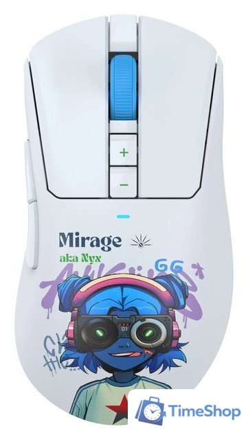 Игровая мышь A4Tech Bloody R73 Ultra Duo Nyx Mirage (белый) - Изображение №1 — Интернет-магазин Time-Shop