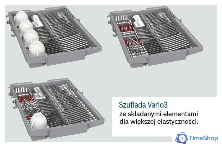 Встраиваемая посудомоечная машина Bosch Serie 4 SPT4EMX17E - Изображение №6 — Интернет-магазин Time-Shop