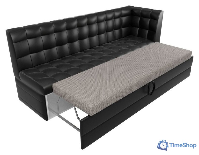 Угловой диван Лига диванов Бриз 100389 (черный) - Изображение №5 — Интернет-магазин Time-Shop