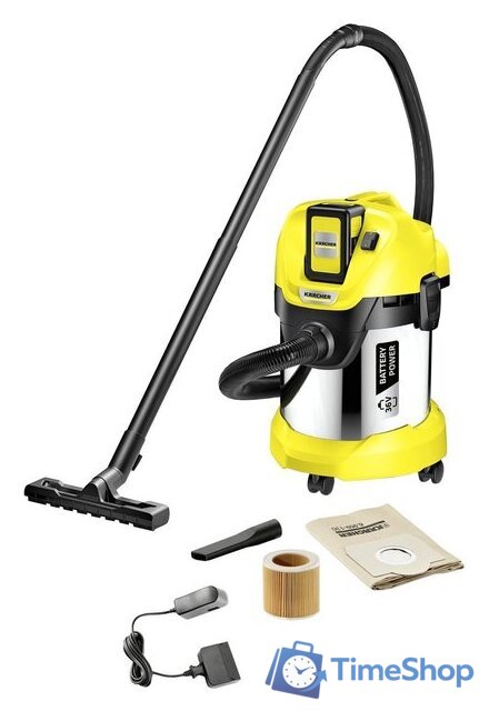 Пылесос Karcher WD 3 Battery Premium Set 1.629-951.0 - Изображение №1 — Интернет-магазин Time-Shop