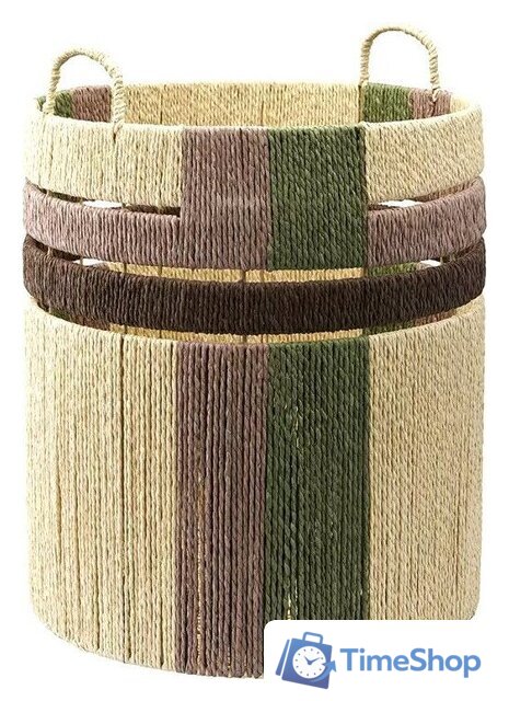 Корзина Tkano Ethnic Bongo Nature TK24-ST-BA0005 (р-р M) - Изображение №1 — Интернет-магазин Time-Shop