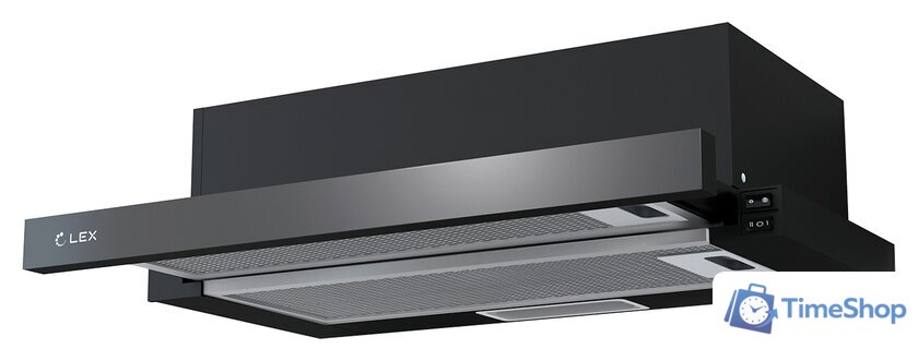 Кухонная вытяжка LEX Hubble G 600 (черный) - Изображение №1 — Интернет-магазин Time-Shop