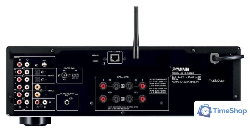 Сетевой ресивер Yamaha R-N600A (черный) - Изображение №2 — Интернет-магазин Time-Shop
