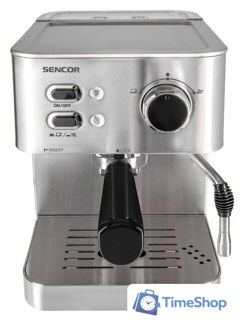 Рожковая кофеварка Sencor SES 4010SS - Изображение №2 — Интернет-магазин Time-Shop