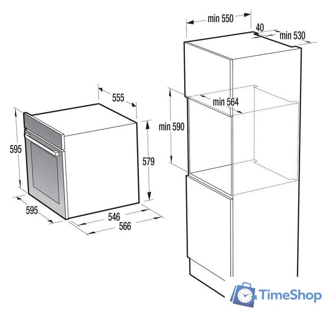 Электрический духовой шкаф Gorenje BOP798S54X - Изображение №8 — Интернет-магазин Time-Shop