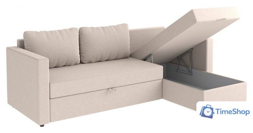 Угловой диван Mio Tesoro Тилаус короткий подлокотник (Cream) - Изображение №4 — Интернет-магазин Time-Shop